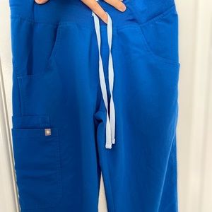 Figs XS Regular Royal Blue Kade Cargo Scrub Pants
